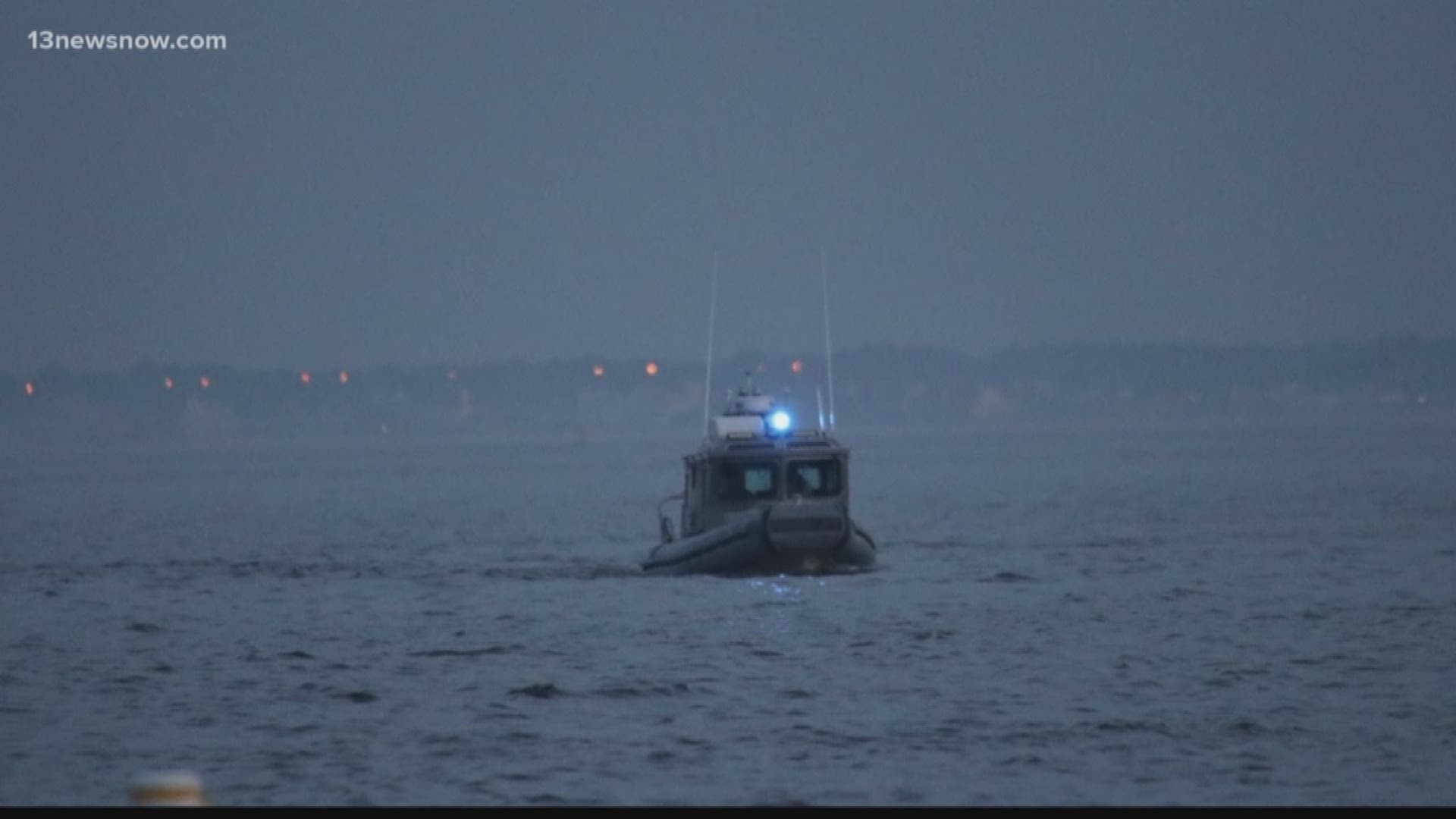 Hampton Police spent several hours at Buckroe Beach -- looking for a man who may have drowned.