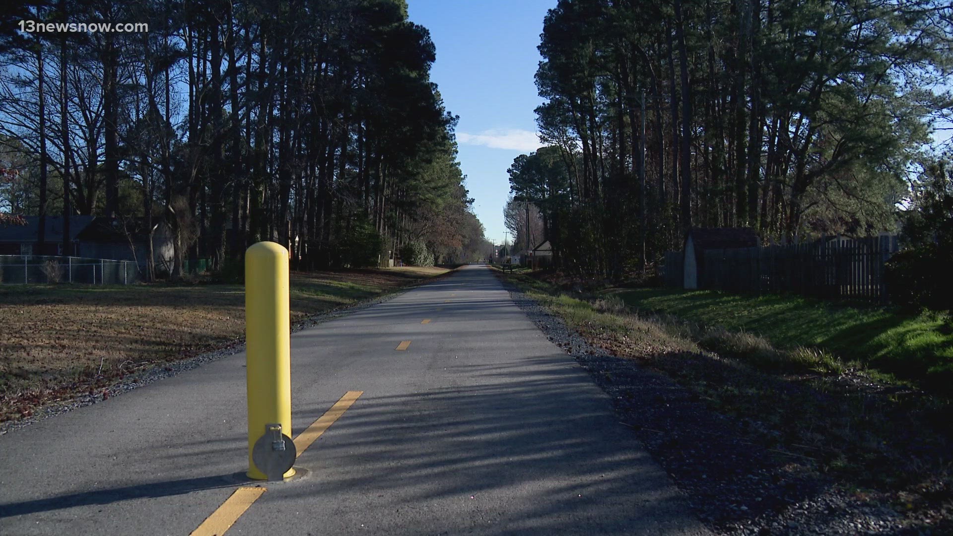 It's part of a regional effort to connect walkers and cyclists to several cities in Hampton Roads.