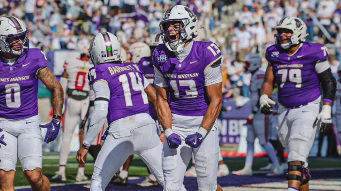 James Madison rallies in second half to defeat Louisiana 24-14