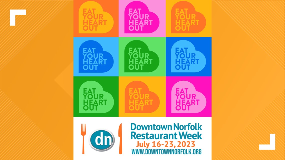 2023 Downtown Norfolk Restaurant Week July 16 23