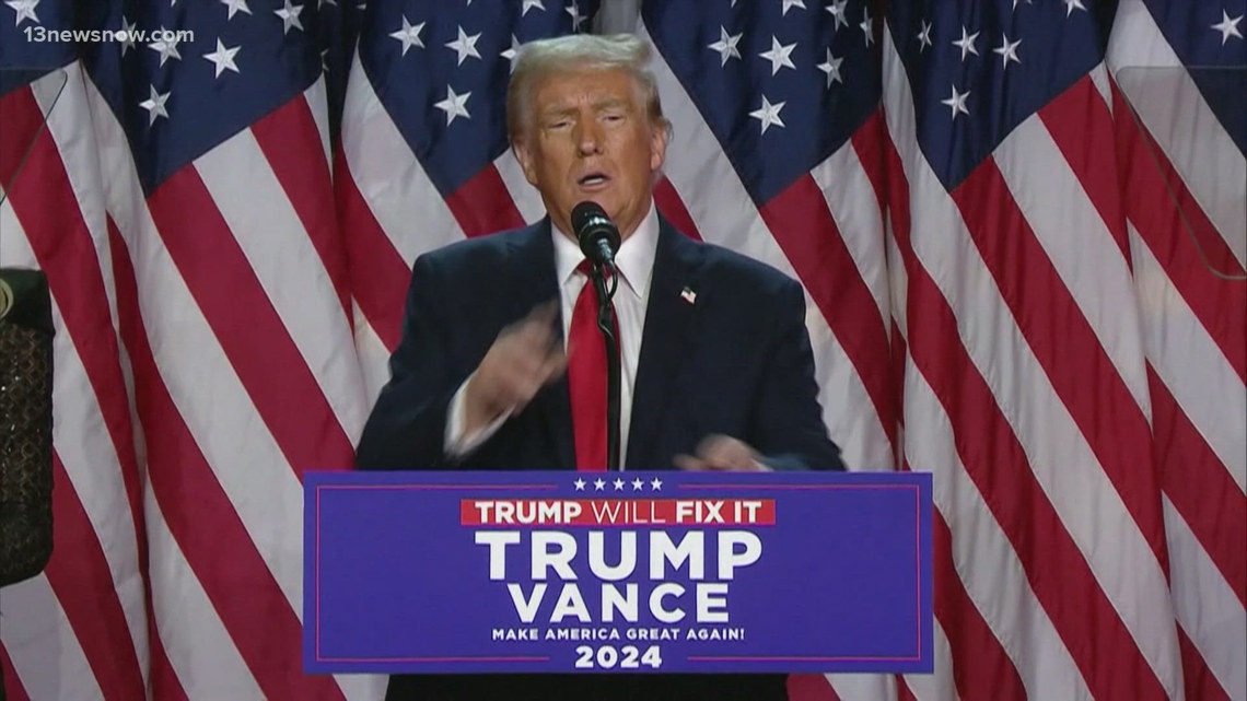 Donald Trump elected 47th president of the United States | 13newsnow.com