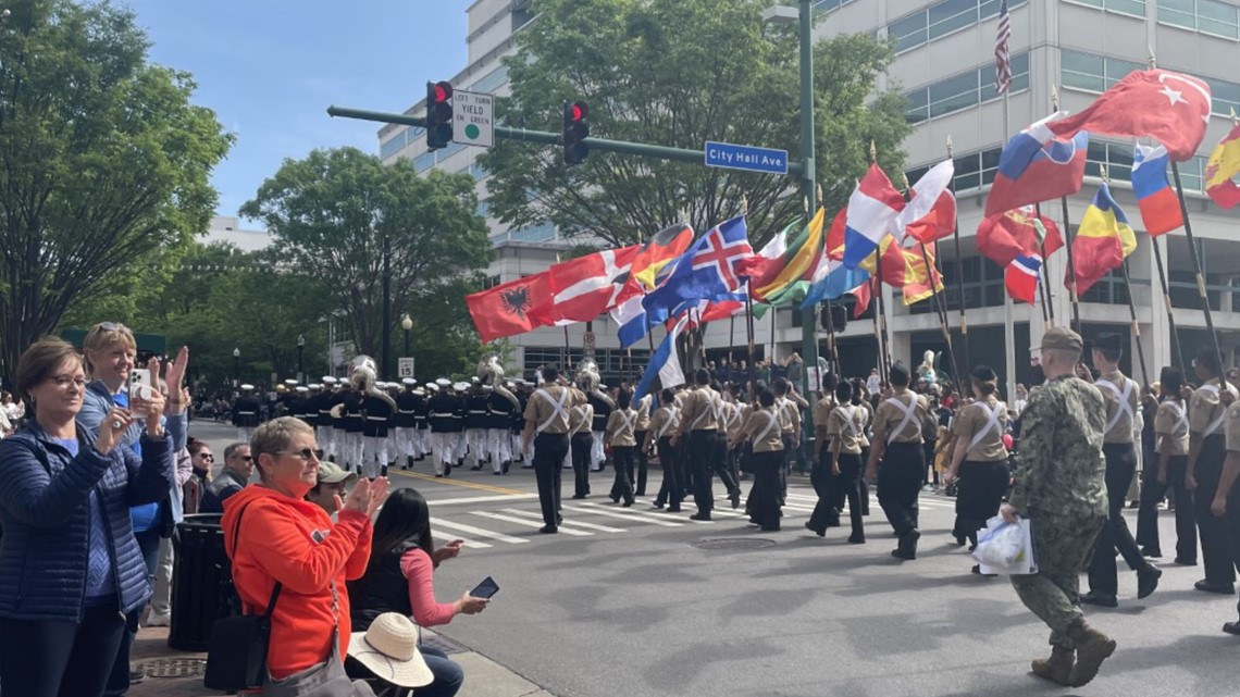 Norfolk NATO Fest Parade of Nations kicks off in downtown Norfolk