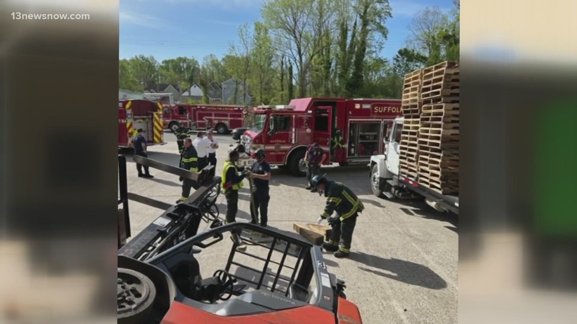 Man Dies After Suffolk Forklift Accident | 13newsnow.com