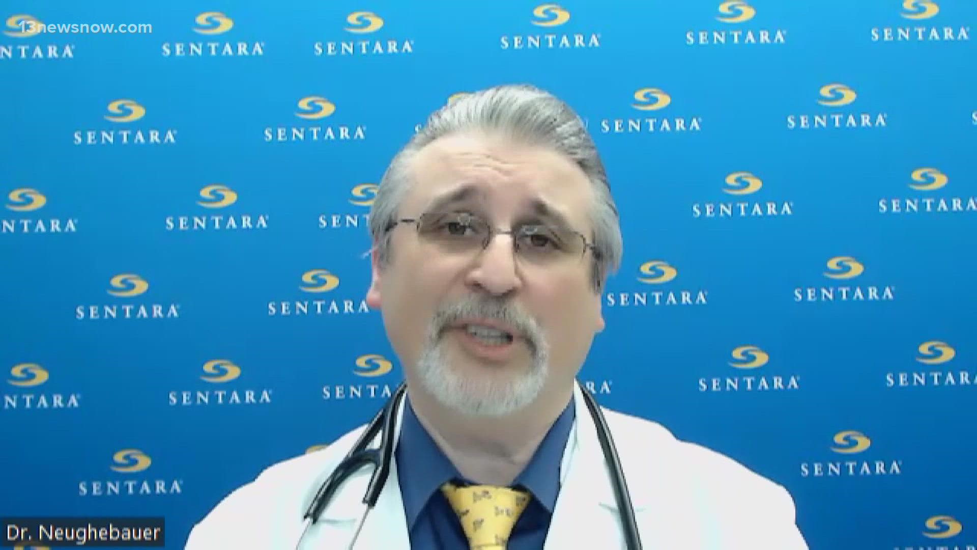 Doctors at Sentara Healthcare care say signals point to the beginning of a new wave of COVID-19.