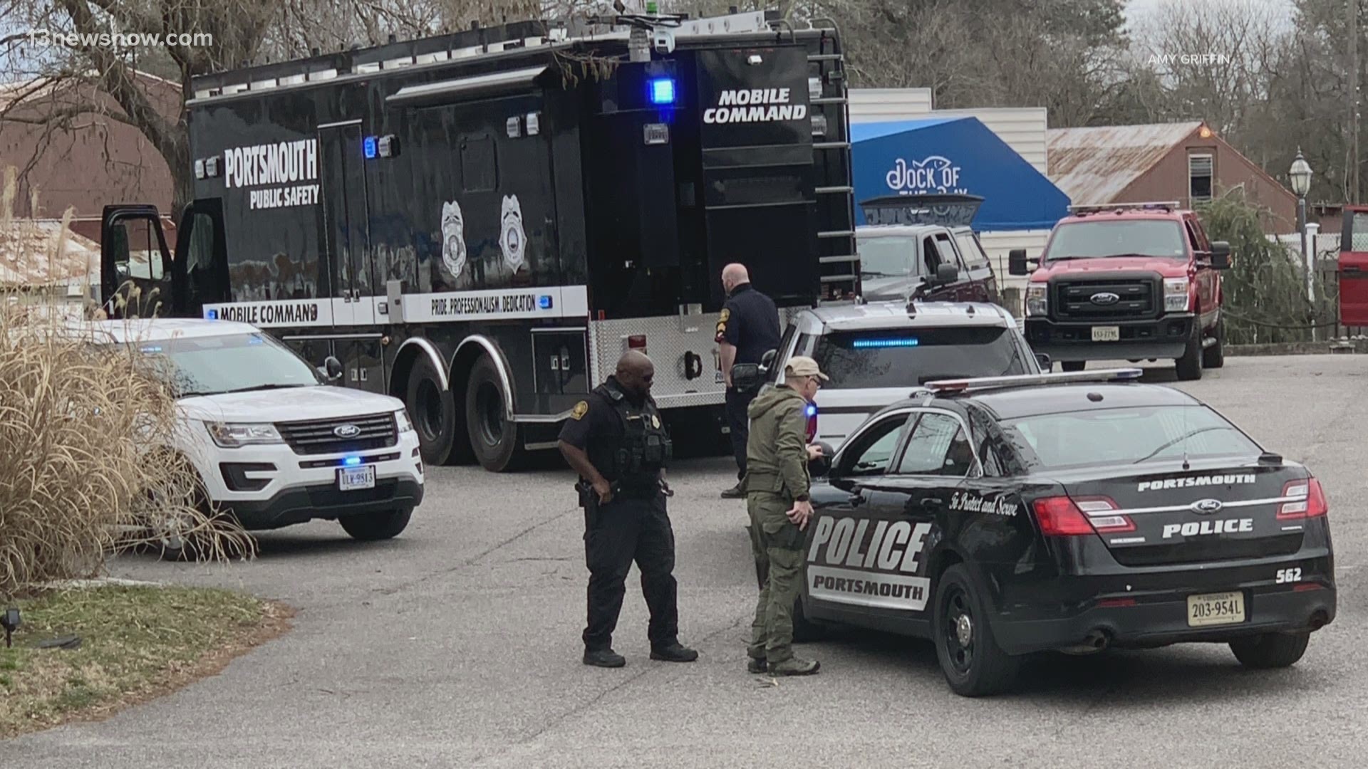 Police received a call from someone on Sandpiper Drive in need of assistance. That person was barricaded in a home. Officers eventually got the person out.