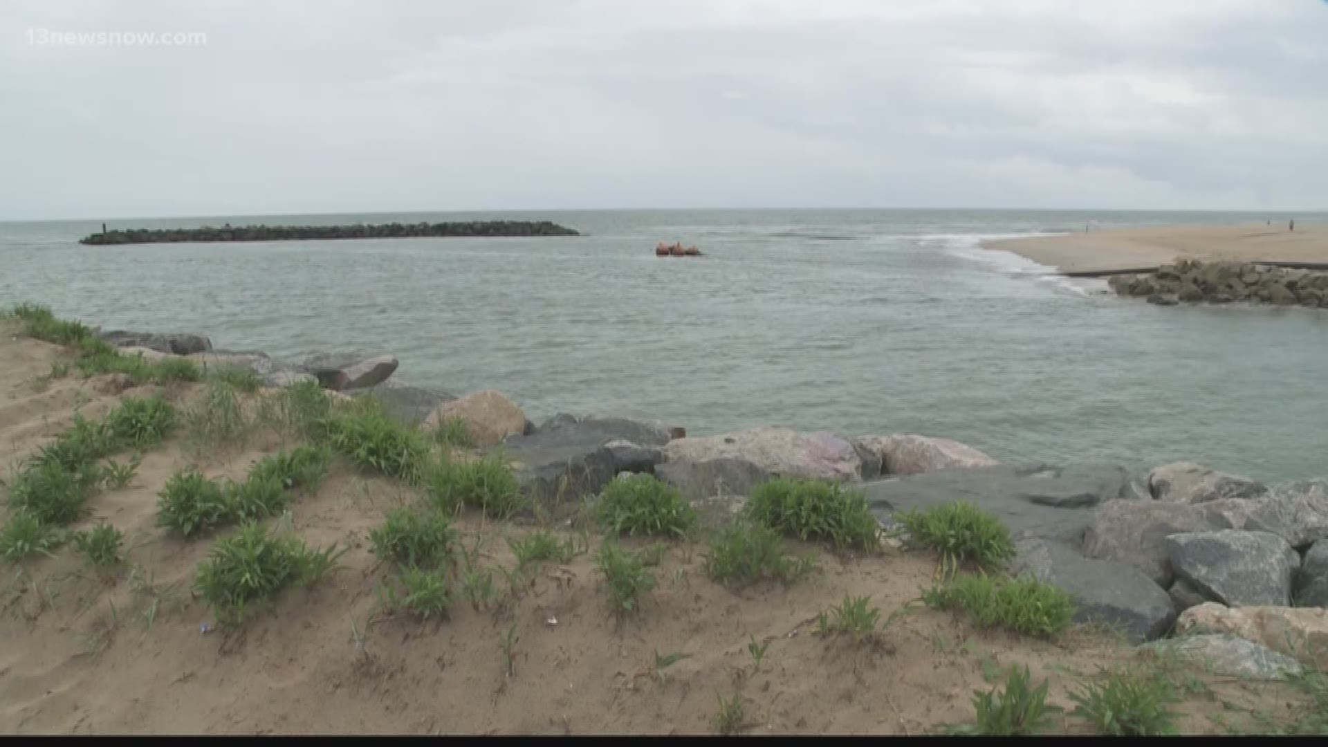 Shallow water in the Rudee Inlet area is threatening boaters' abilities to navigate.