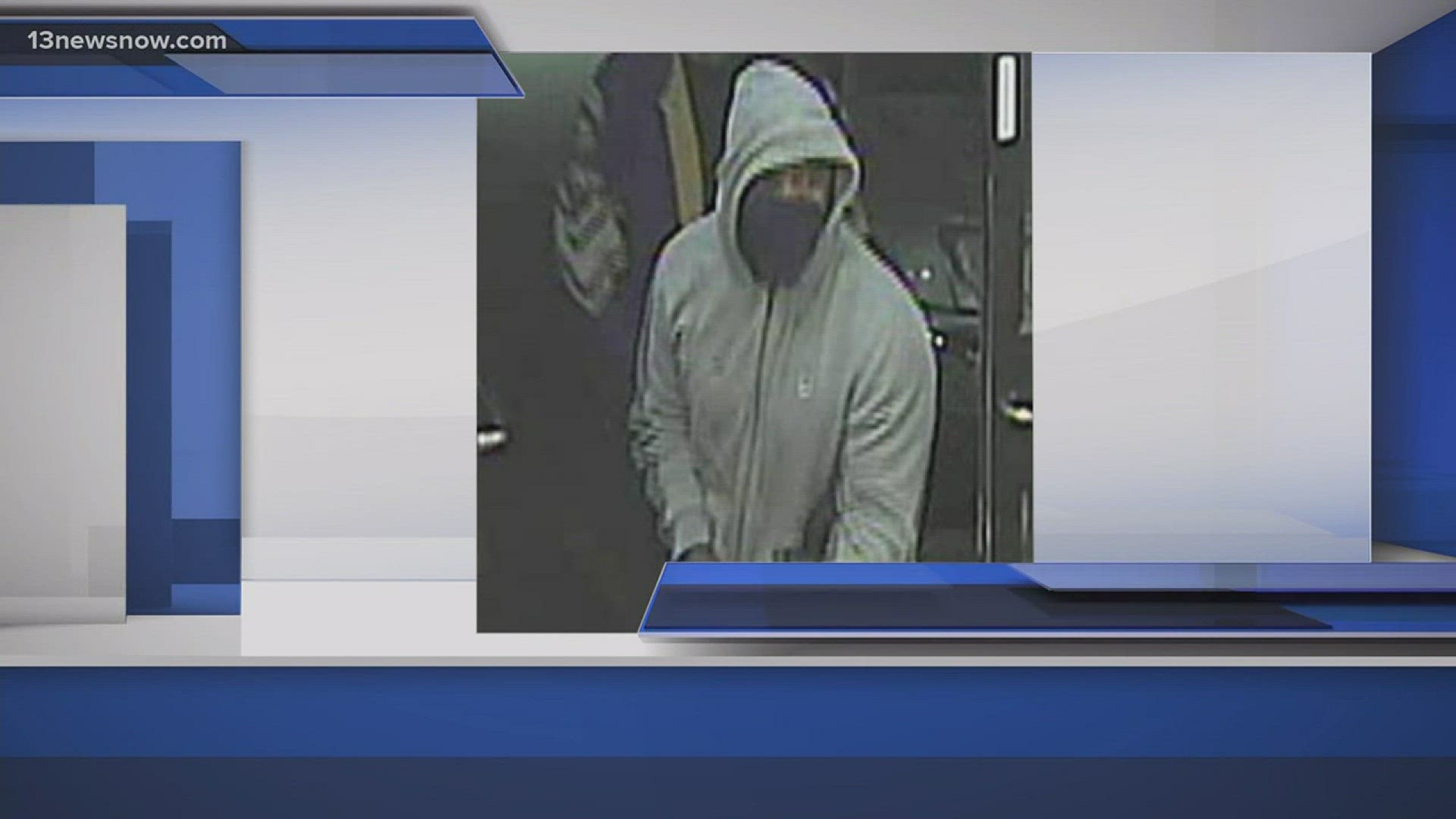 Police are searching for a suspect involved in an armed robbery of a 7-Eleven on East Little Creek Road
