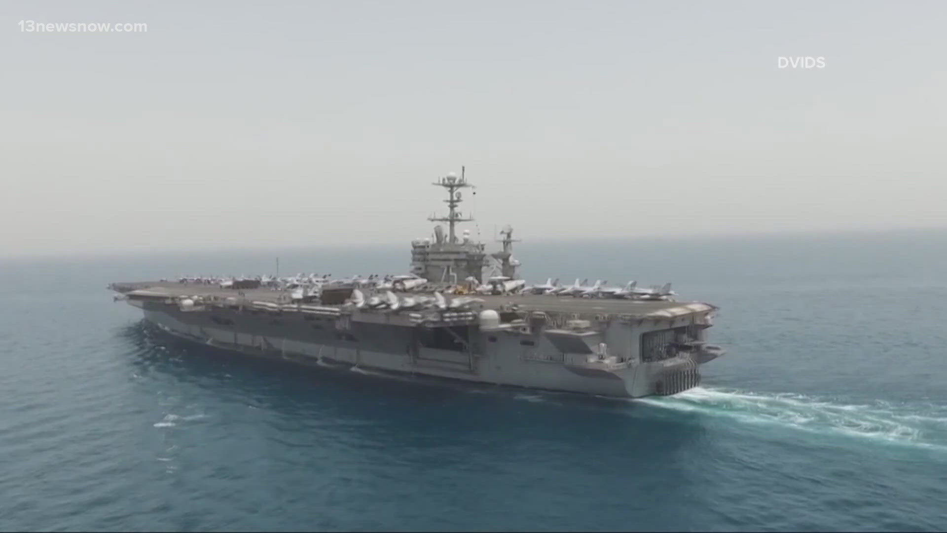 More than 6,500 sailors are assigned to the strike group, which will depart from Naval Station Norfolk on Monday for a regularly scheduled deployment.