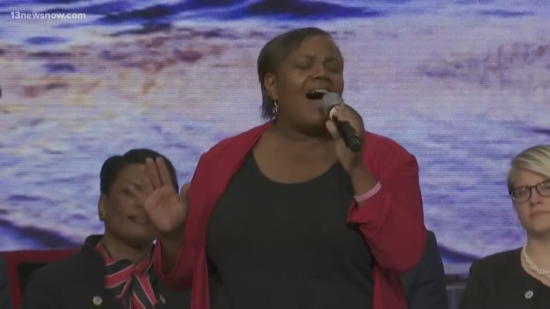 Pamela Tanner's singing was a blessing to so many at the Rock Church's memorial service for the Virginia Beach mass shooting victims. Through music, she moved people in a mysterious way toward a more hopeful tomorrow.