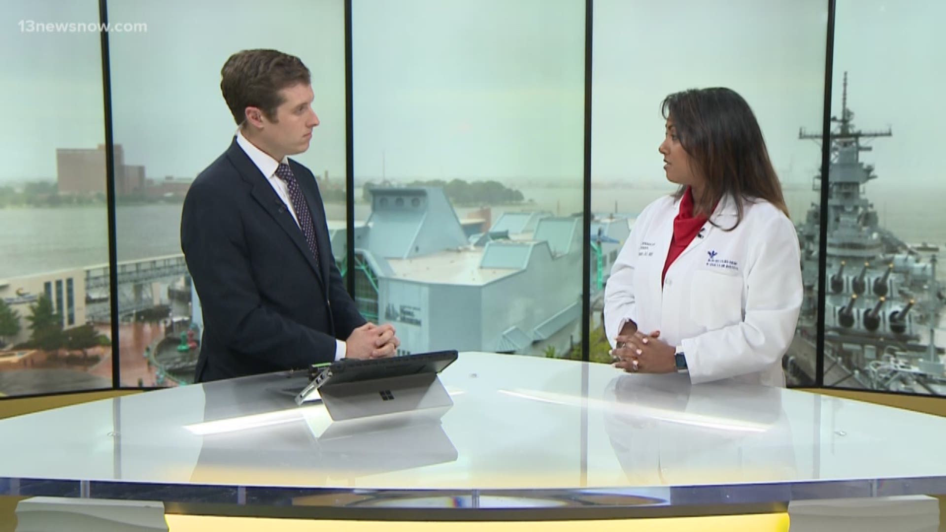 13News Now Dan Kennedy sat down with Doctor Krishnan who gave some tips on how to spot signs of a heart attack to raise awareness for heart health.