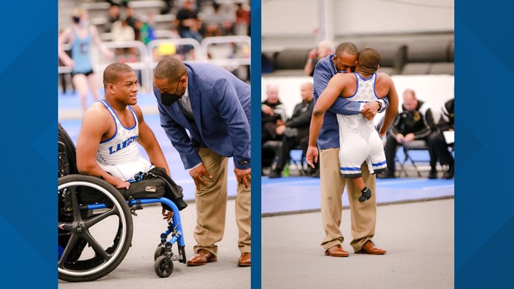 Teen wrestler born without legs becomes state champion in Virginia - Good  Morning America