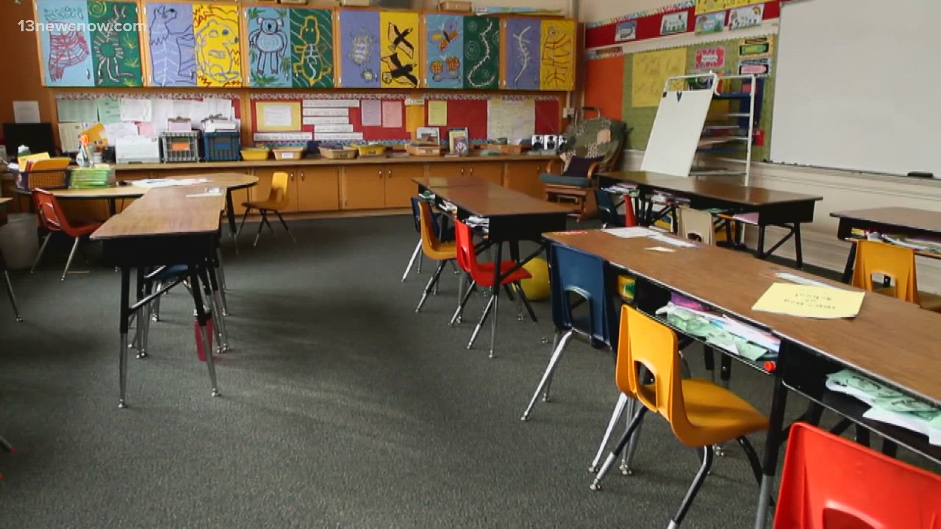 Some Hampton Roads' classrooms sat empty at the start of the 2024-25 school year due to vacant teacher positions throughout the seven cities' school divisions.