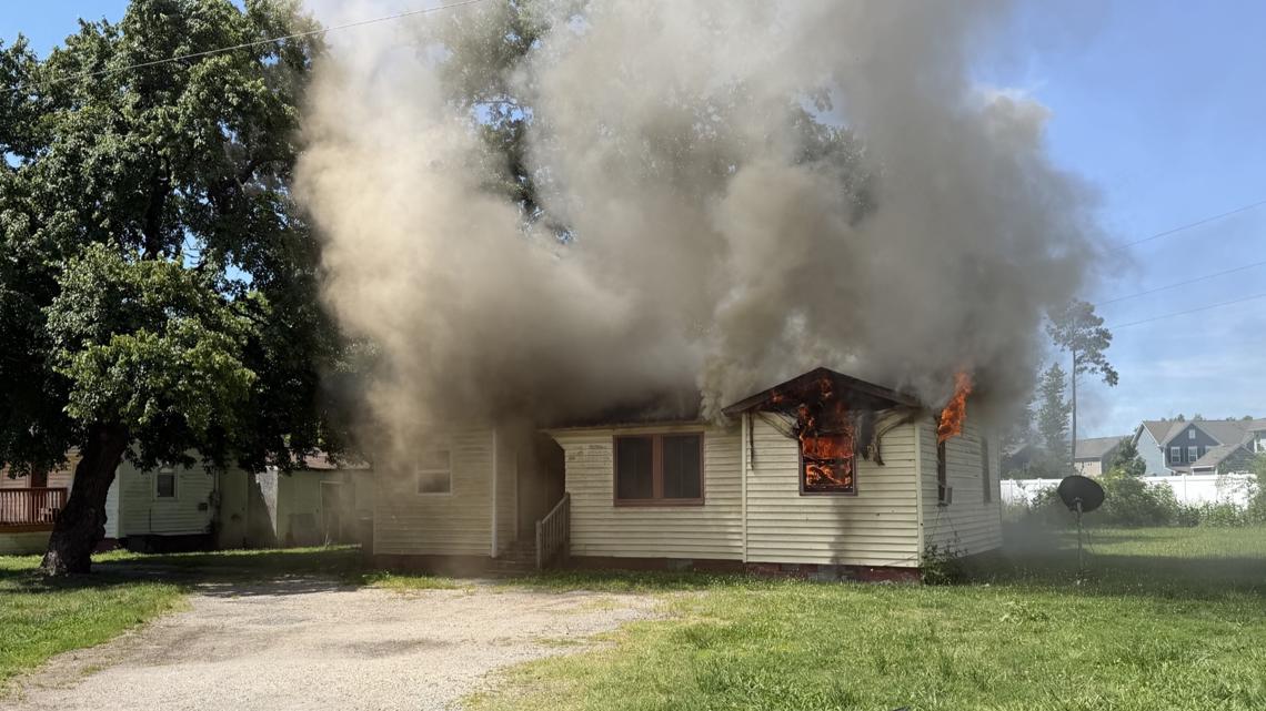 2 displaced, pet killed in Chesapeake house fire