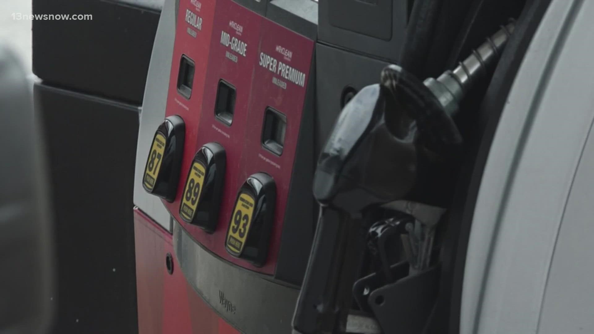 The price per gallon has already dropped by three cents this week, with a nearly $3 average in the area, according to AAA.