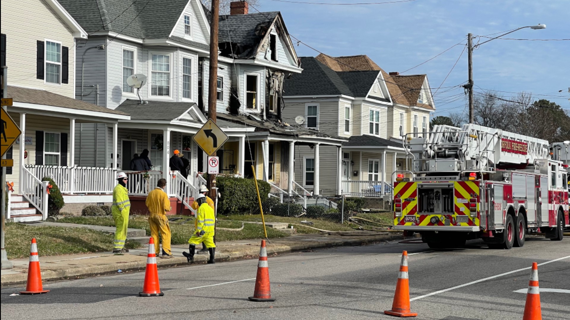 Crews battle threealarm Christmas morning house fire in Norfolk