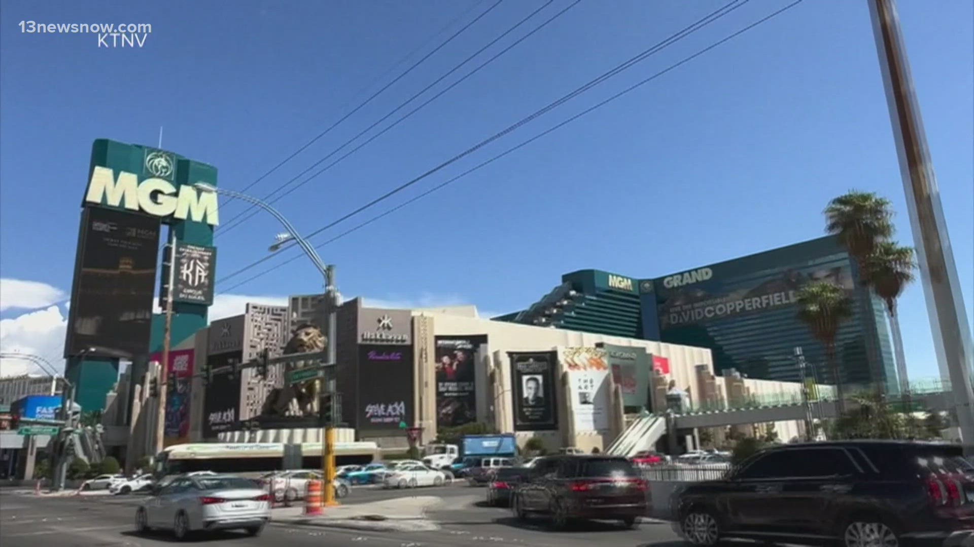 A cyber attack affected some of the most recognizable hotels on the Las Vegas strip on Tuesday. MGM computers went down.