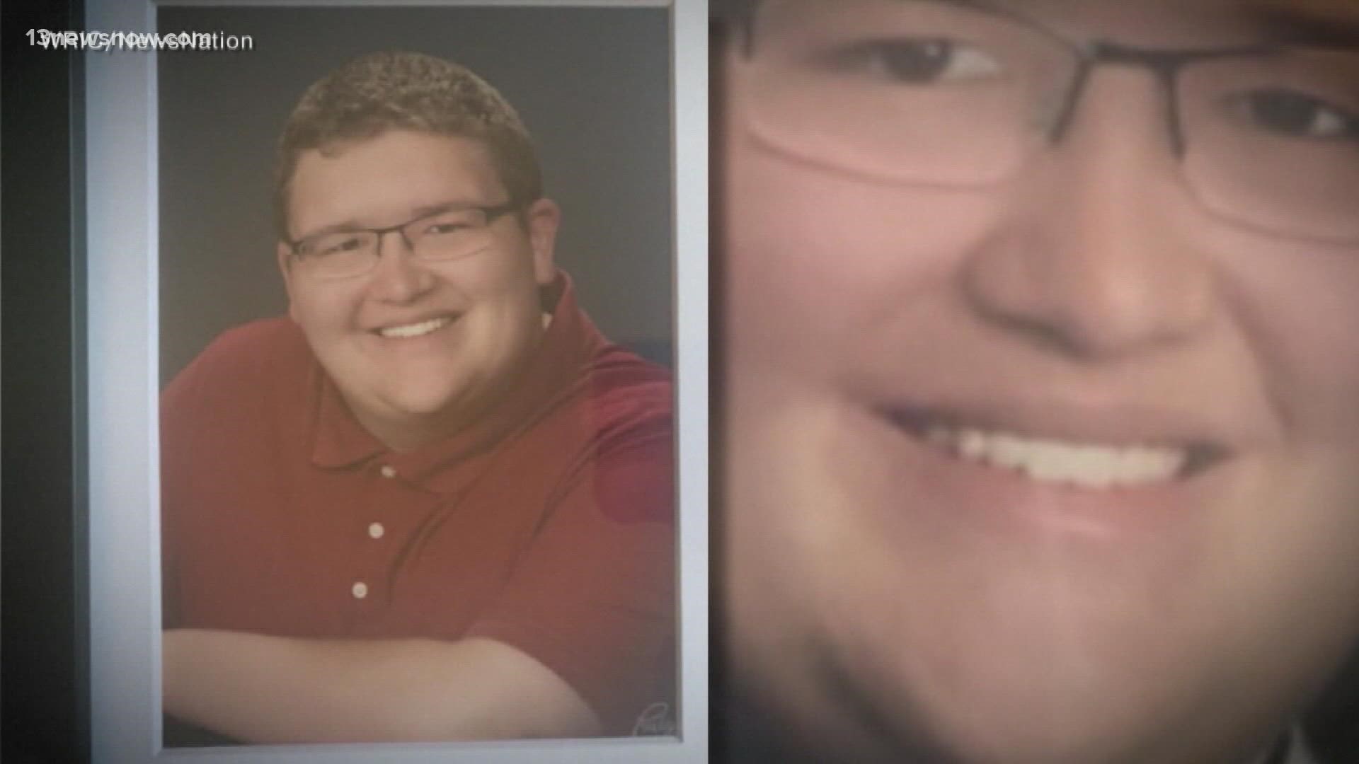 Adam Oakes died last February from alcohol poisoning during a fraternity hazing process.