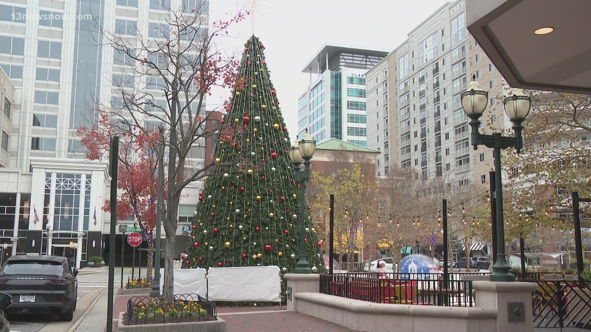 Christmas lights and larger-than-life decorations are popping up at the Beach City. Event organizers say they're planning a huge outdoor party.