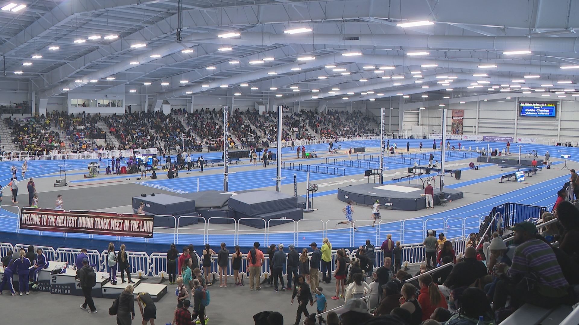 According to the Virginian Pilot, its been the largest indoor track meet in the nation the past five seasons.