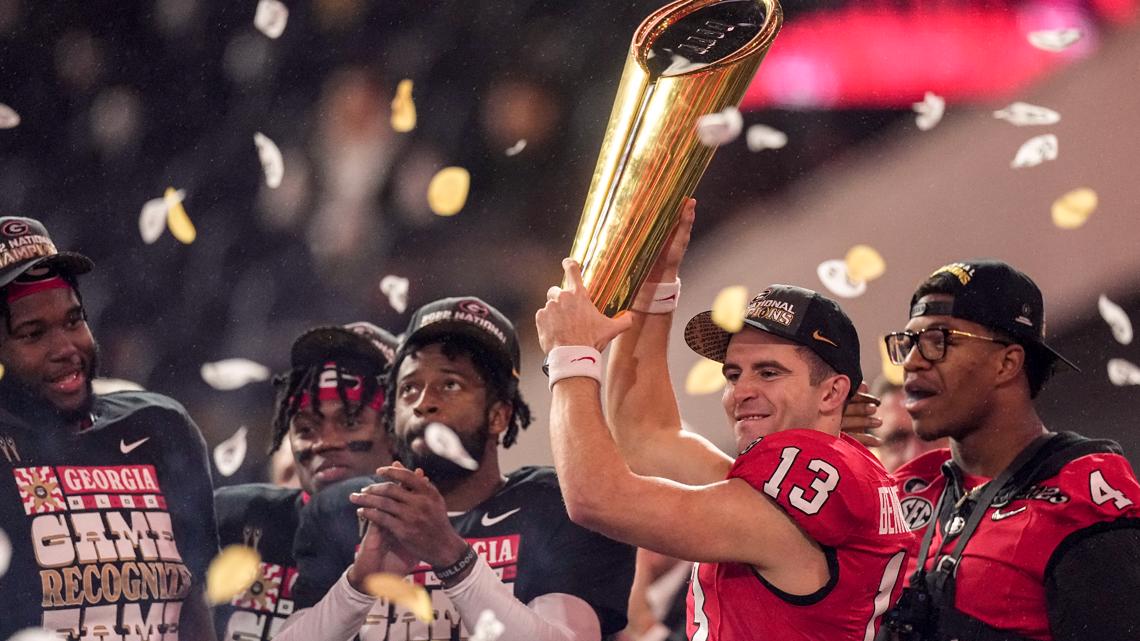 2021 CFP National Champions Georgia Bulldogs Football Go Dawgs Go