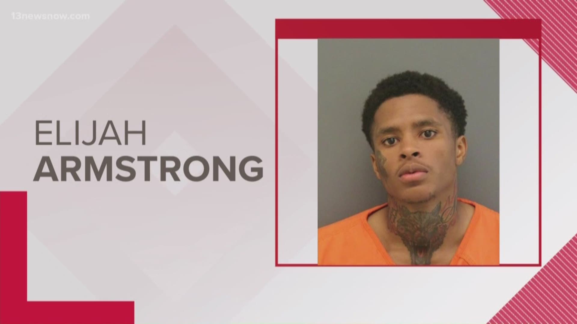 Police said Elijah Armstrong killed a man at a gas station in Denbigh. He's accused of shooting and killing a ride-share driver in Hampton within hours of that.