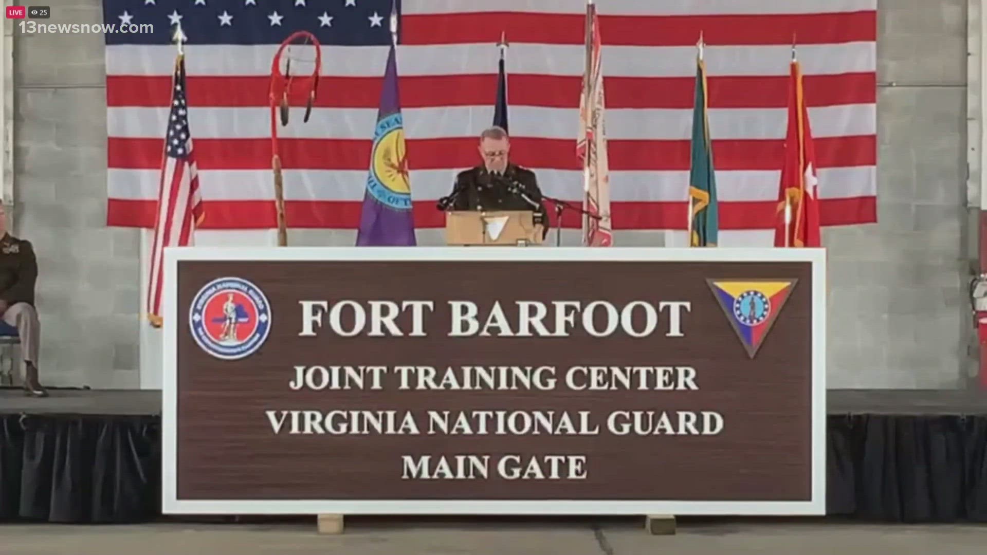 Today, the army re-designated it to "Fort Barfoot", in honor of Colonel Van T. Barfoot. He has a lot of Virginia ties.