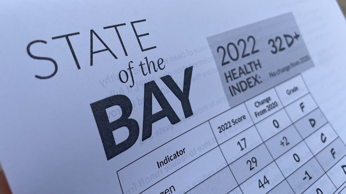 Overall grade for Chesapeake Bay health remains at D+ according to new