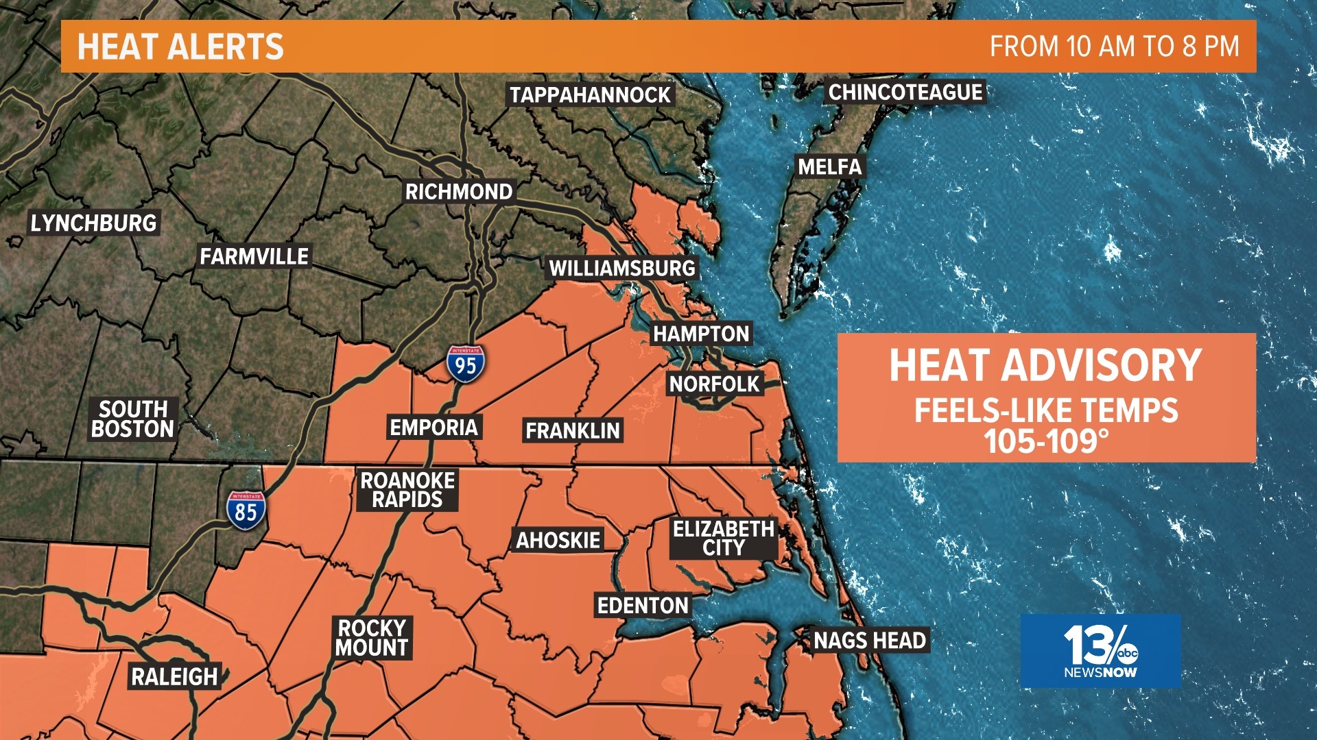 Heat advisory issued before the Fourth of July | 13newsnow.com