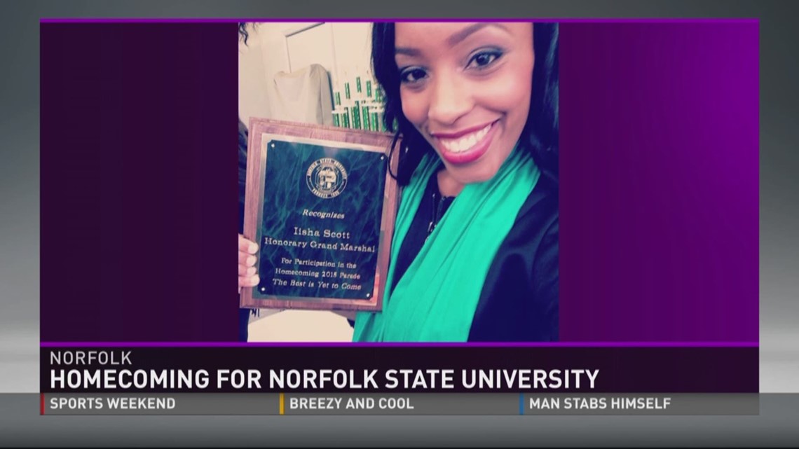 Iisha Scott NSU Parade Grand Marshal