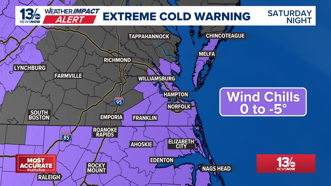 Weather Impact Alert this weekend as coastal storm brings wind, flooding, and snow