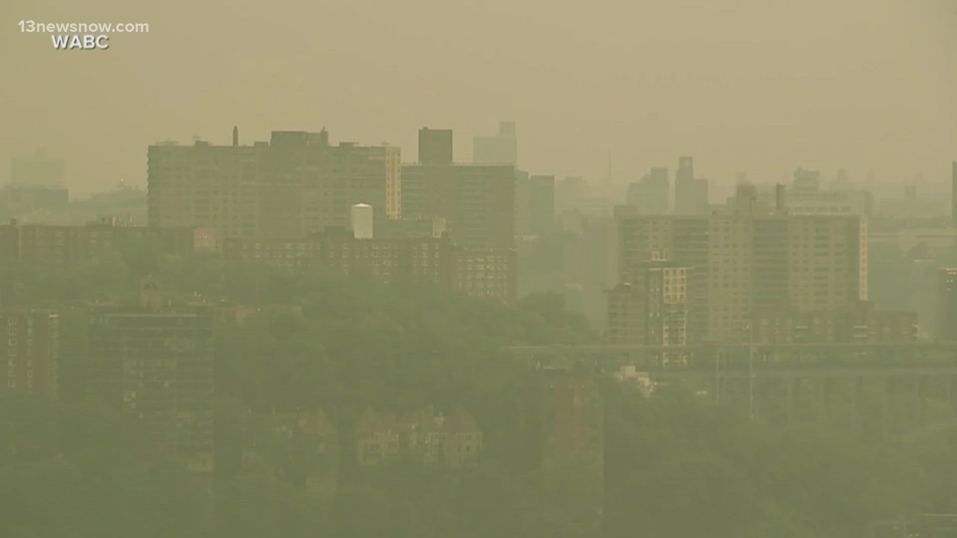 Air Quality Alerts In Us Wind Carrying Smoke From Canada Fires 9808