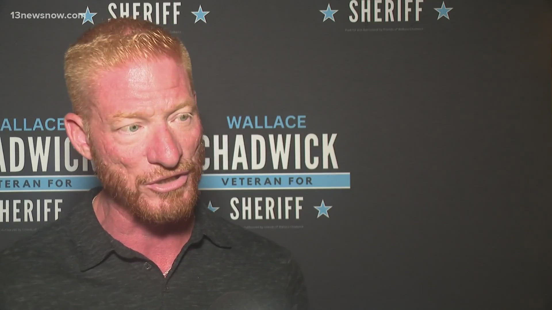 Chadwick unseats Dave Rosado, who was appointed to the role after the last longtime Sheriff of Chesapeake retired.