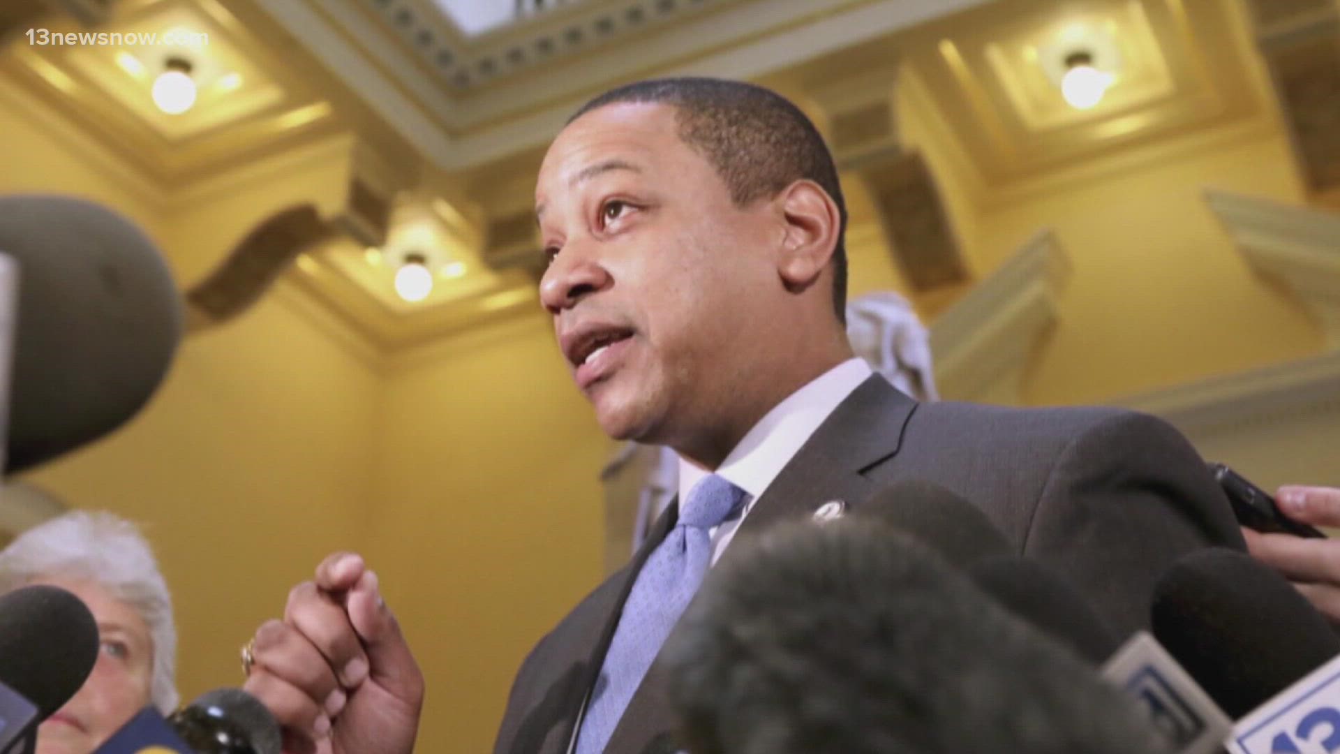 Former Lieutenant Governor Justin Fairfax says he's been interviewed by the FBI about the origins of two sexual assault allegations against him.