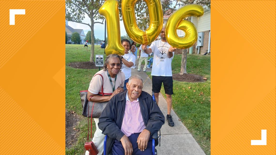 WWII veteran celebrates 106th birthday