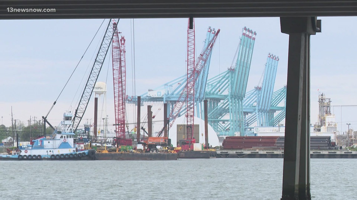 Former longshoreman supervisor blames tariffs for fewer ships and lost hours at Virginia port