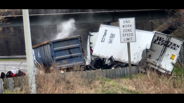 UPDATE: Man killed in I-64 crash in Chesapeake between two tractor-trailers identified