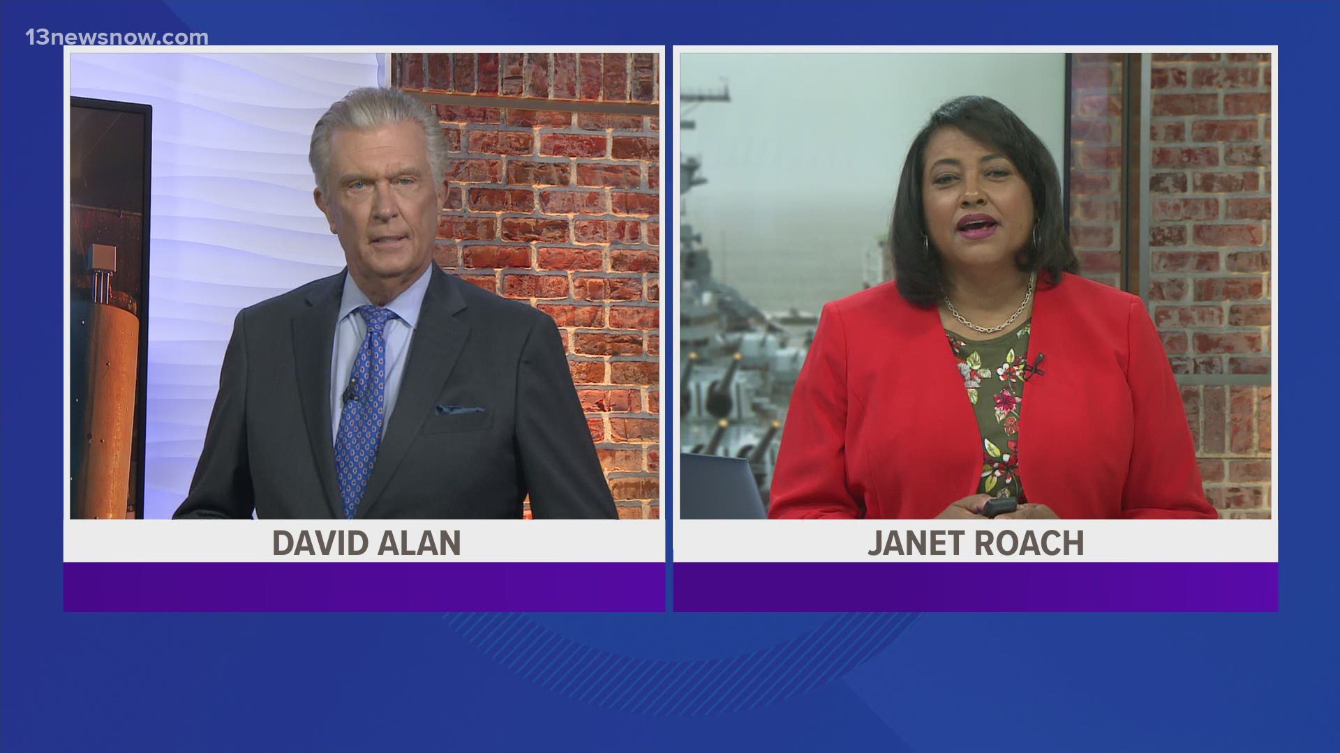 Top stories from 13News Now at 5 p.m. with David Alan and Janet Roach