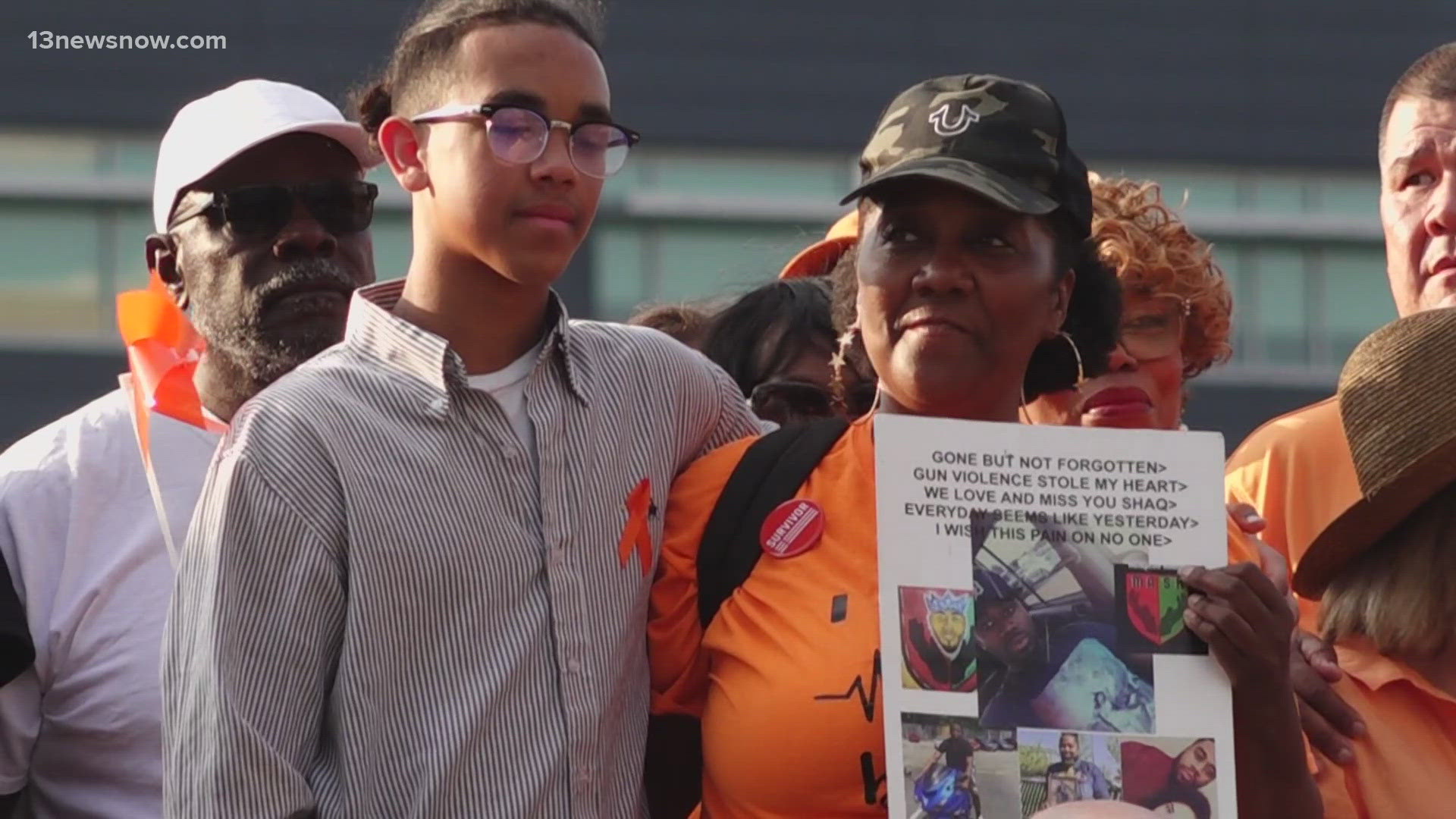 That shooting happened just minutes away from a gun violence awareness walk in City Center.