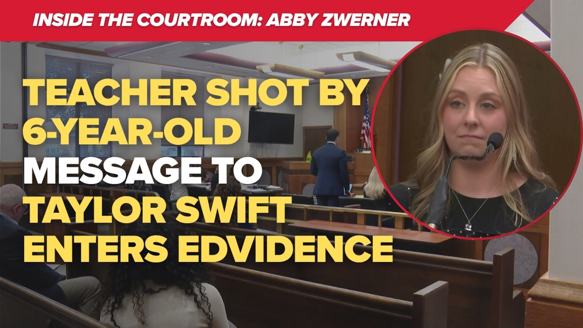 Teacher shot by 6-year-old: Message to Taylor Swift enters court evidence
