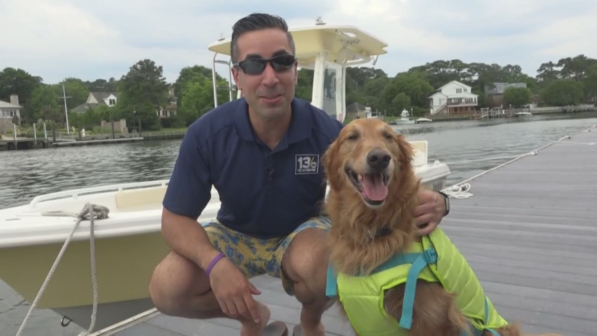13News Now Tim Pandajist takes you on a boat ride to teach you some boating safety tips for your dog.