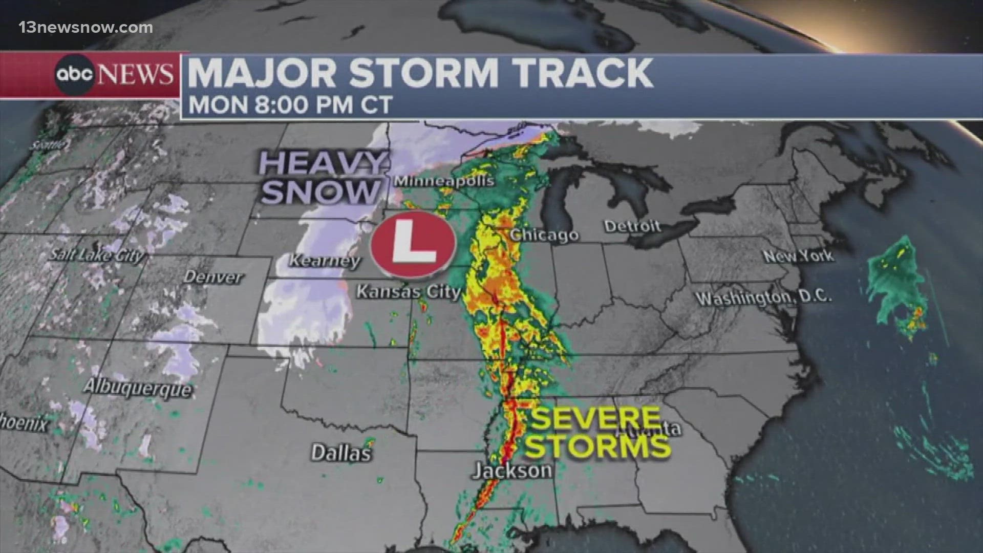 Severe weather sweeps across the US | 13newsnow.com