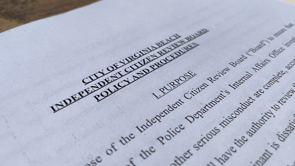 Virginia Beach City Council member concerned about progress of Citizen's Review Panel - Vimarsana News
