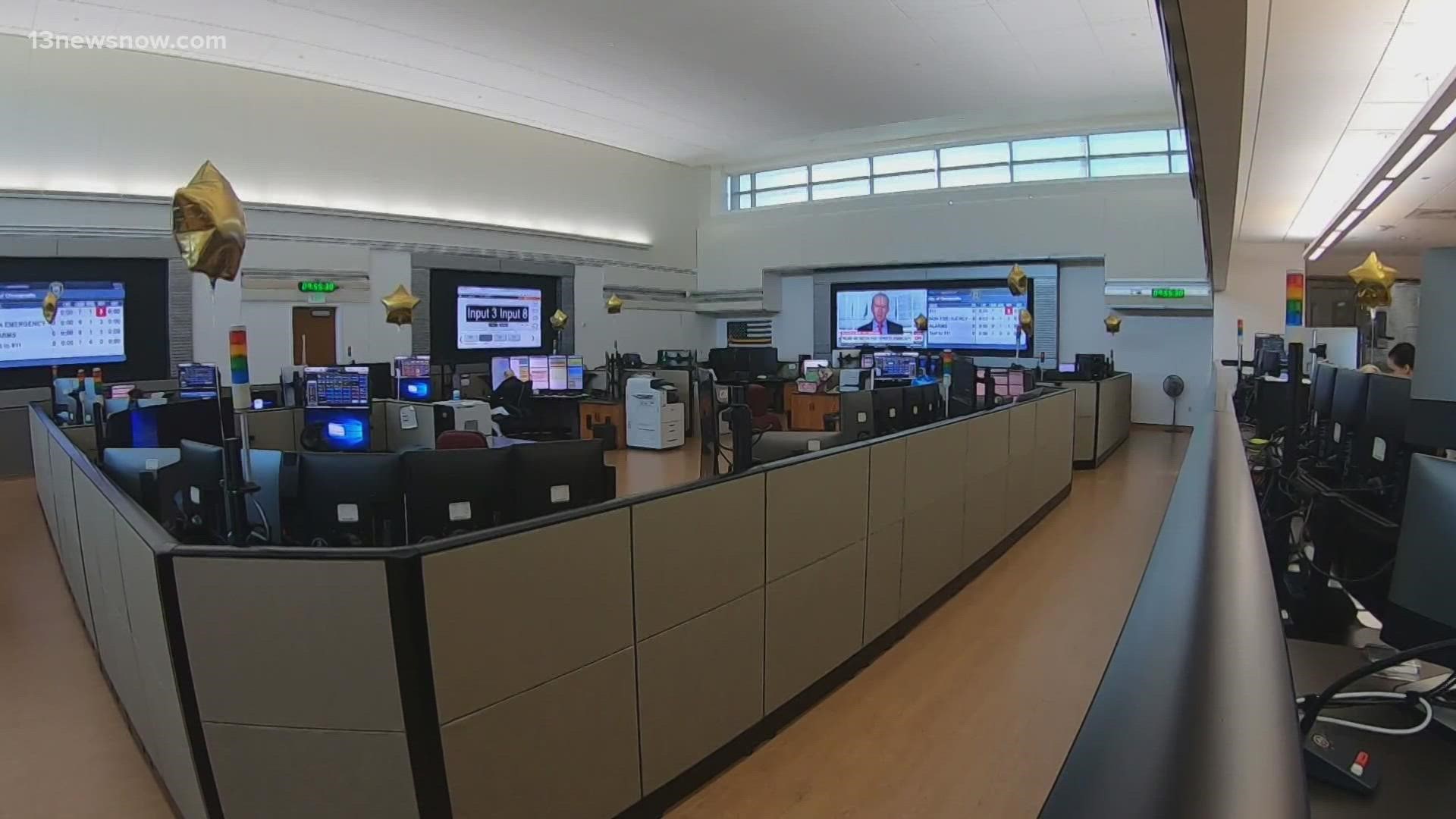 Dispatchers told 13News Now that Chesapeake received more than 100-thousand emergency calls last year alone.