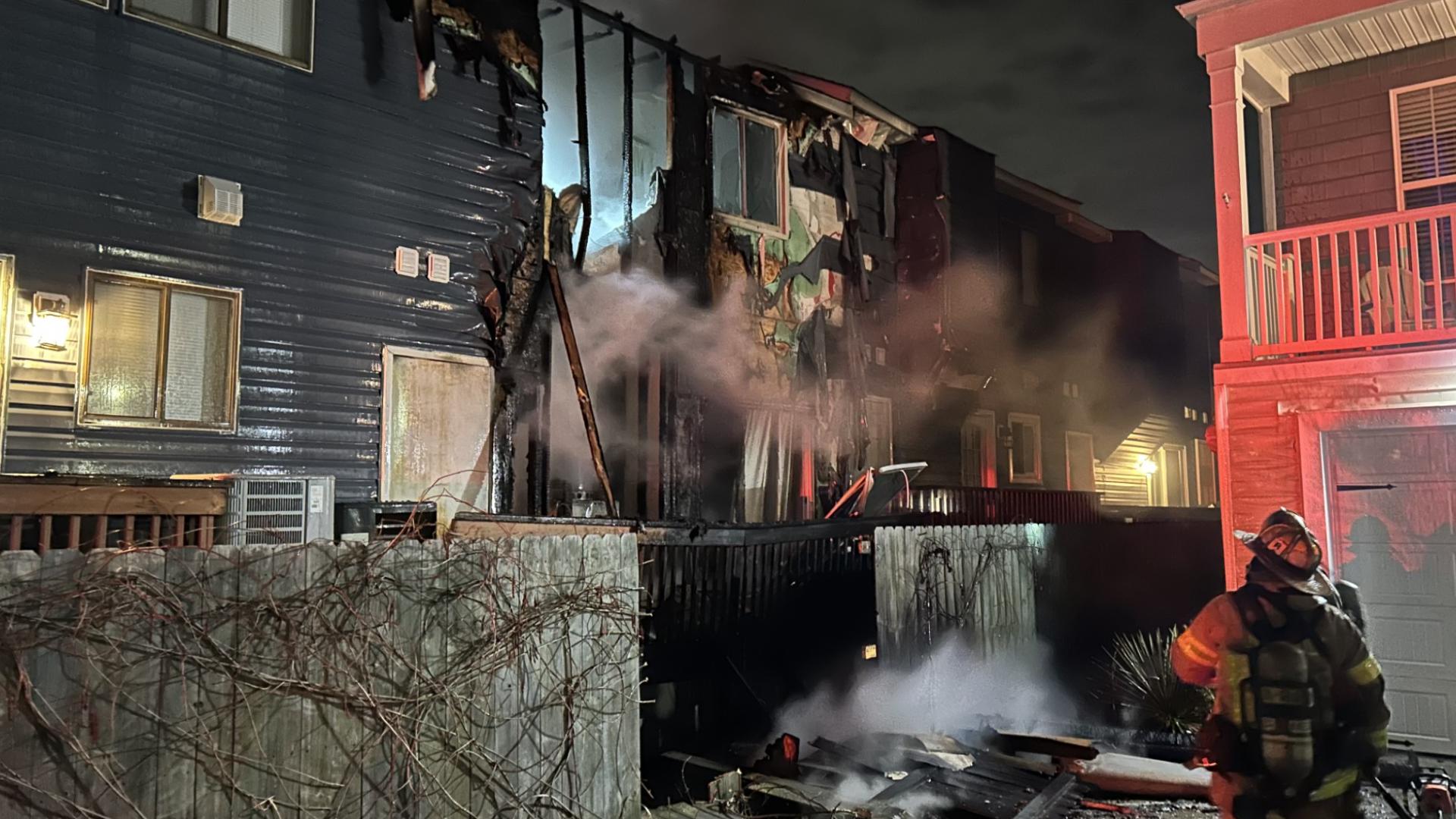 Fire displaces residents at West Ocean View Avenue | 13newsnow.com