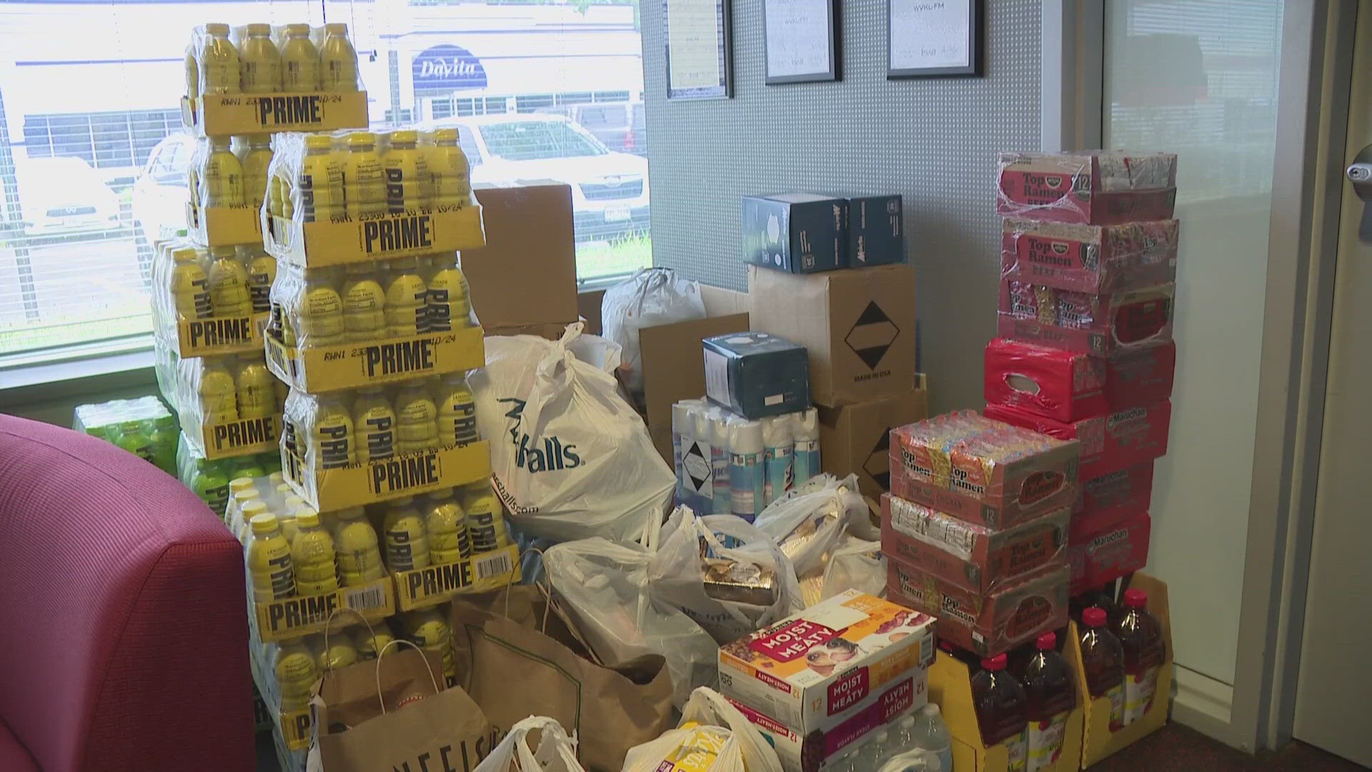 One local radio host gathered donations to take to North Carolina to help those who were affected by Hurricane Helene.