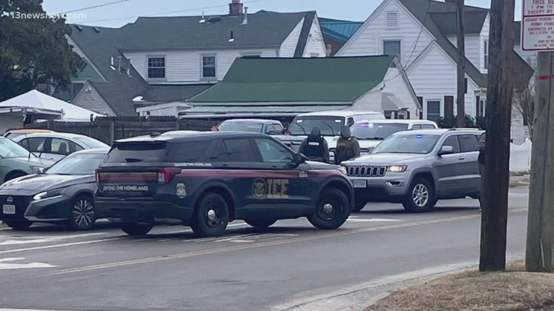 Eyewitness reports she saw ICE activity in Virginia Beach Wednesday morning