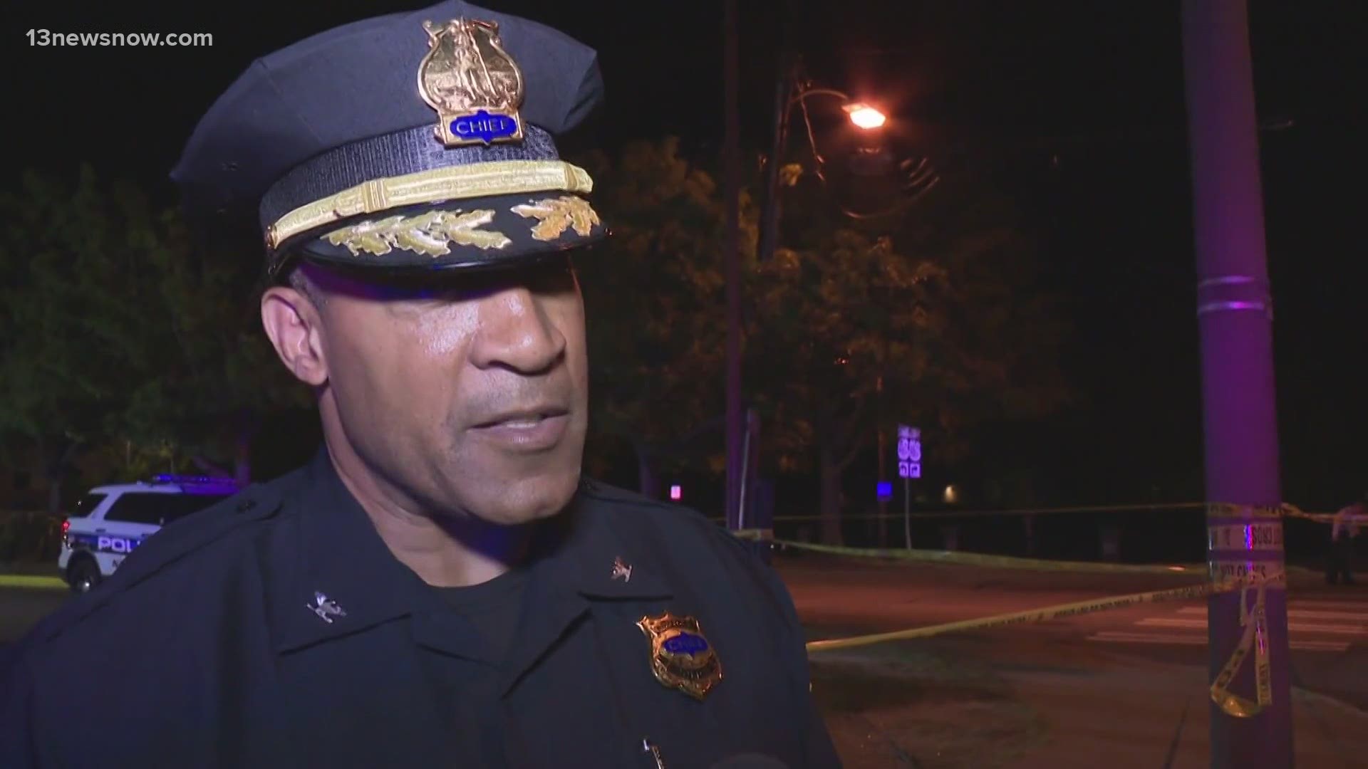 Norfolk Police Chief Larry Boone had powerful words for the community.