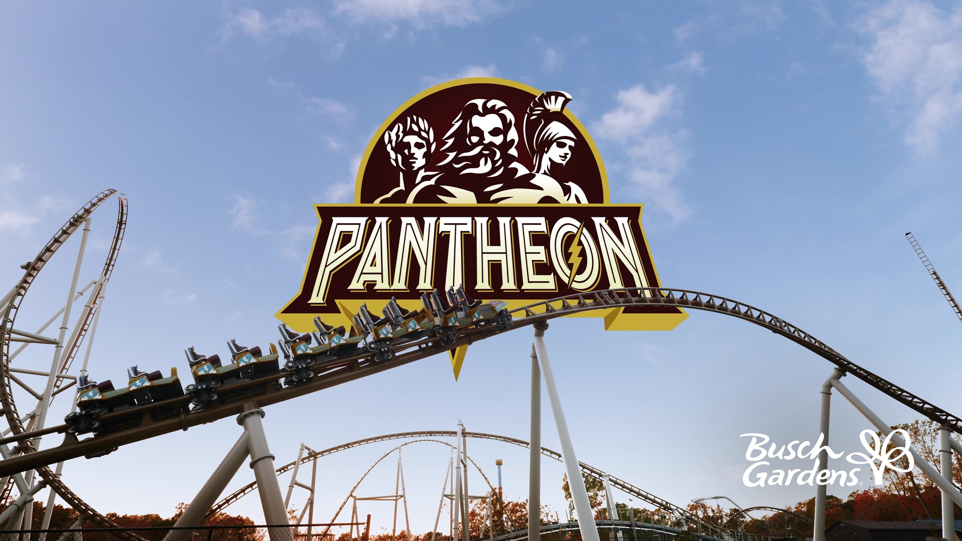 Busch Gardens Williamsburg's Pantheon roller coaster opening date