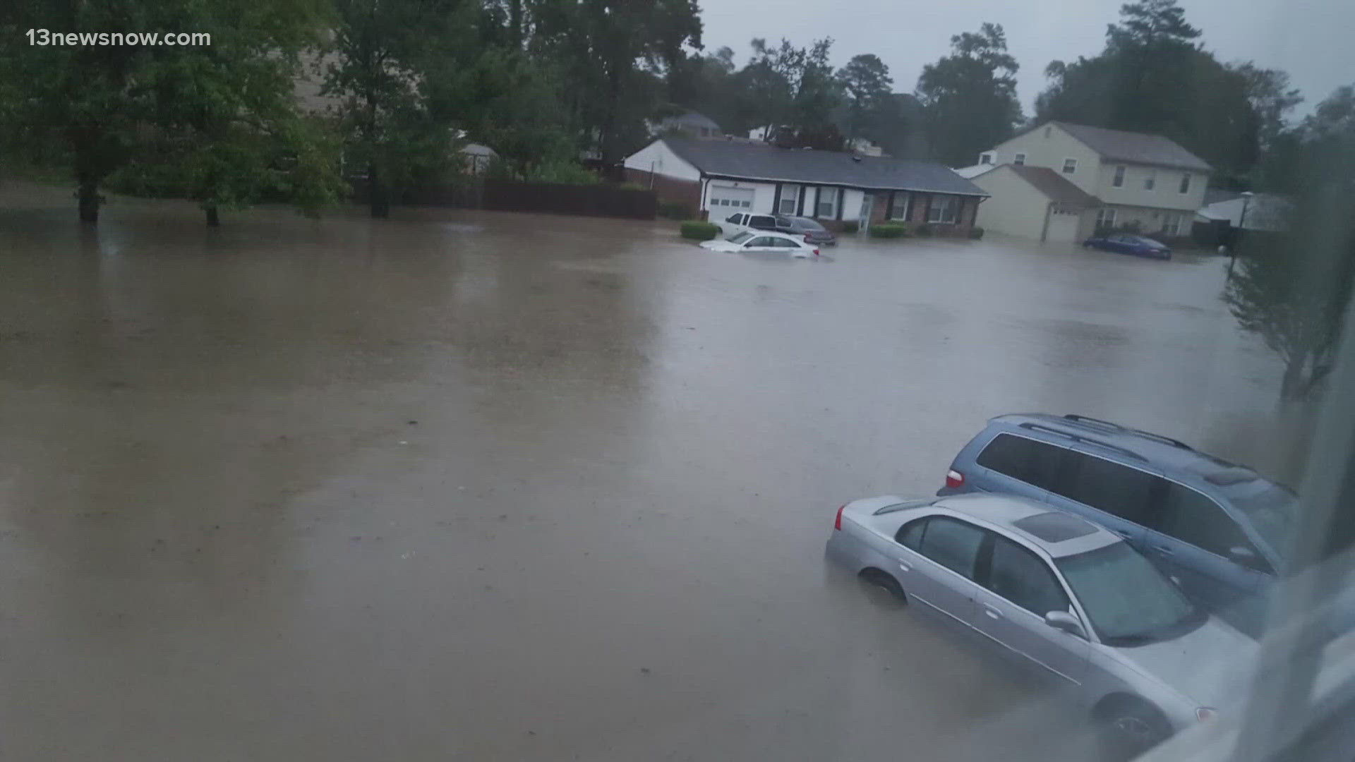 Many residents recalled Hurricane Matthew and the severe flooding that occurred there in 2016.