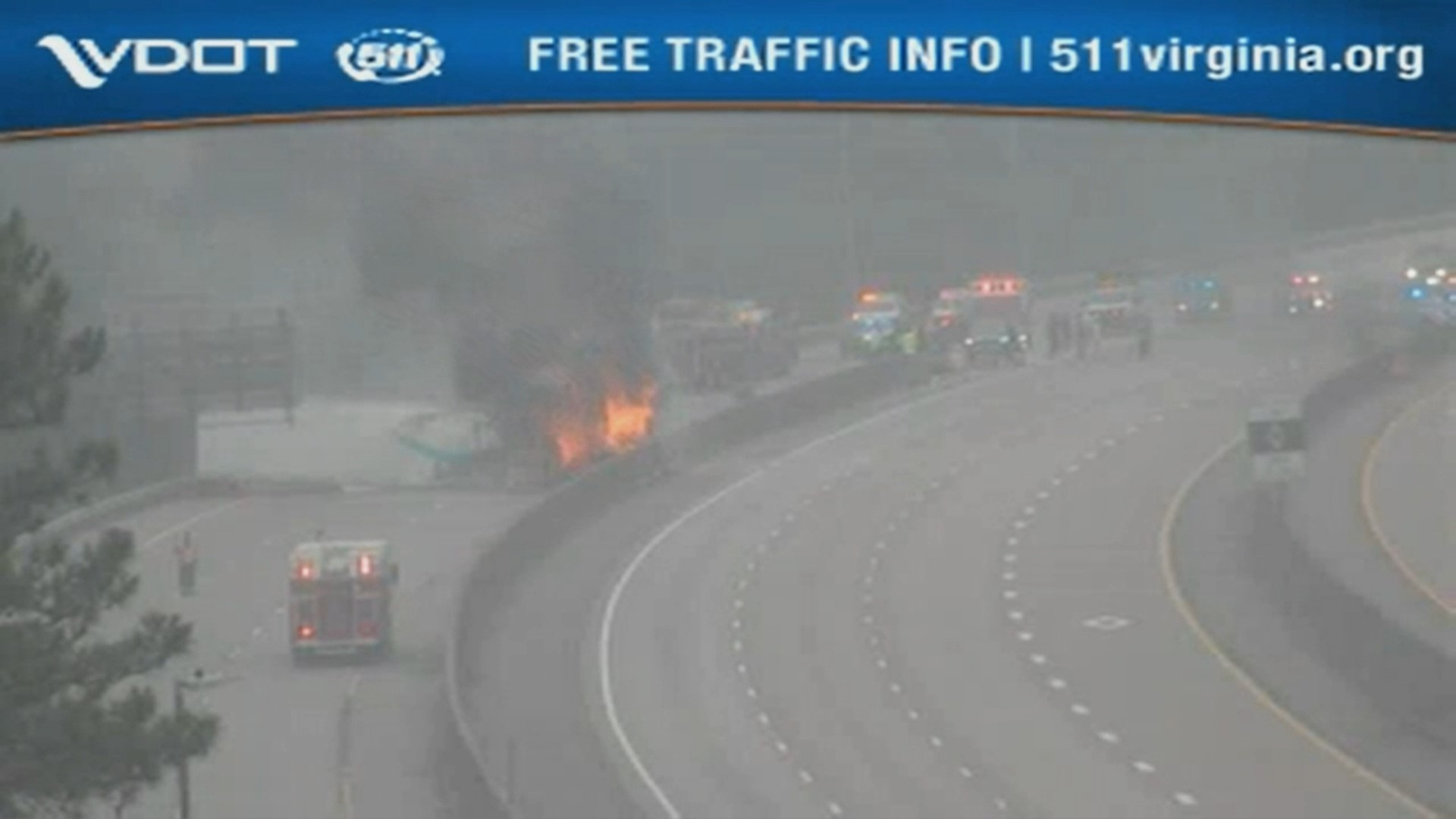 On I-64 at mile marker 258.2 in the City of Newport News, near Jefferson Avenue, motorists can expect delays due to a tractor-trailer crash.